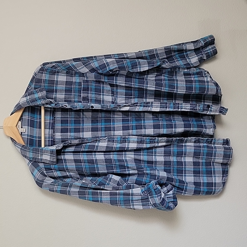 Teal & Navy Women's Flannel
